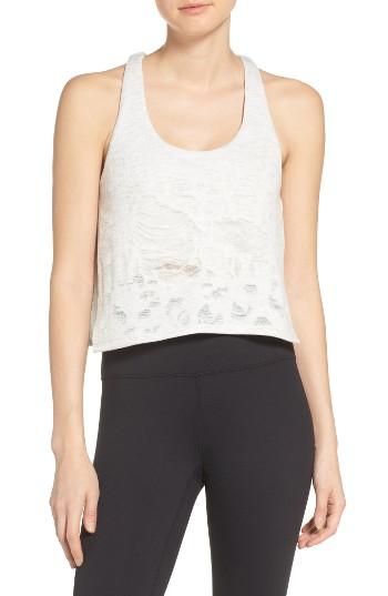 Women's Alo Step Crop Tank - White