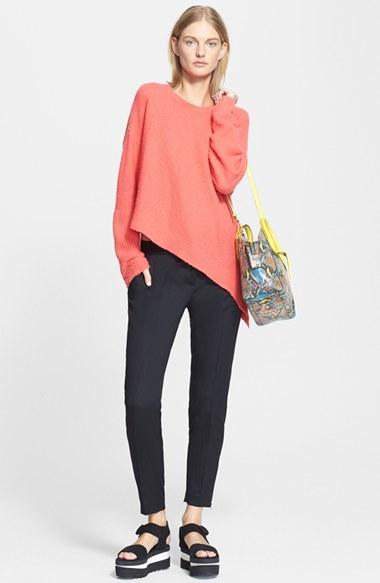 Women's Stella Mccartney 'anna' Slim Ankle Pants Us / 44 It - Black