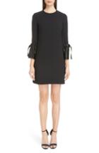 Women's Victoria, Victoria Beckham Tie Cuff Shift Dress - Black