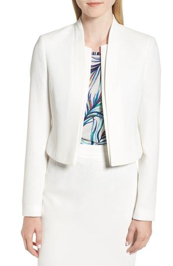 Women's Boss Jasika Crop Suit Jacket - White