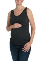 Women's Bun Maternity All Day Maternity/nursing Tank - Black