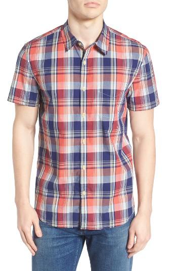 Men's Lucky Brand Ballona Plaid Woven Shirt