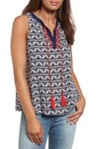 Women's Thml Embroidered Print Tank - Blue