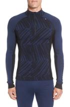 Men's Helly Hansen 'h/h Warm - Freeze' Half Zip Top - Blue