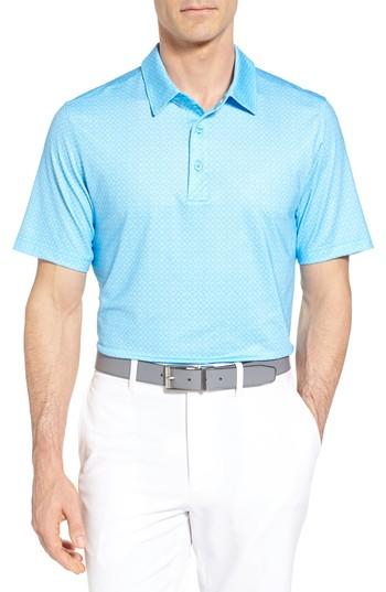 Men's Cutter & Buck Westward Print Drytec Polo