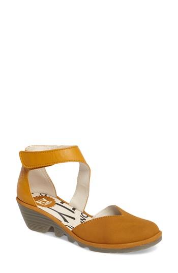 Women's Fly London Pats Pump .5-8us / 38eu - Yellow