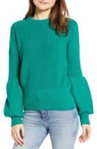 Women's The Fifth Label Explore Balloon Sleeve Sweater, Size - Green