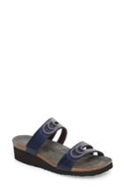 Women's Naot Ainsley Studded Slide Sandal Us / 36eu - Blue