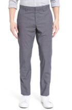 Men's Original Penguin Crosshatch Slub Trousers X 32 - Blue