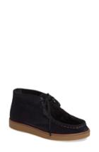 Women's The Great. The Trooper Genuine Shearling Lined Shoe M - Blue