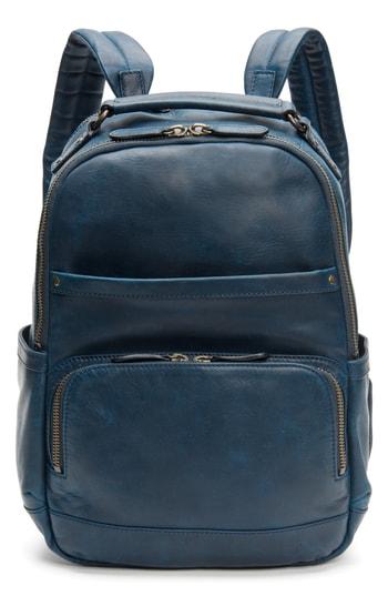 Men's Frye 'logan' Leather Backpack - Blue