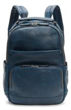 Men's Frye 'logan' Leather Backpack - Blue