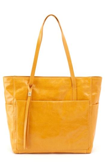Hobo Hero Leather Tote - Yellow