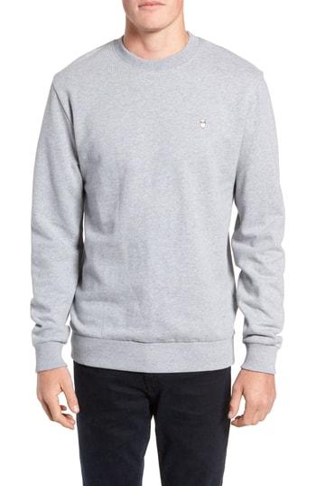 Men's Knowledgecotton Apparel Owl Sweatshirt - Grey