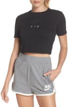 Women's Nike Sportswear Baby Air Crop Tee - Black