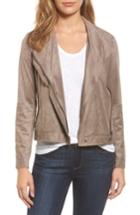 Women's Kut From The Kloth Mai Faux Suede Jacket - Beige