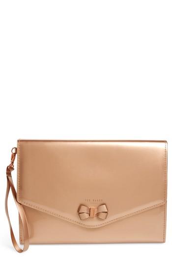 Ted Baker London Luanne Ipad Mini 4 Envelope Clutch - Pink