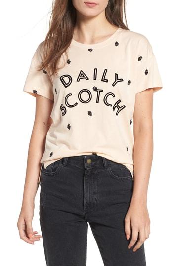 Women's Scotch & Soda Print Tee - Coral