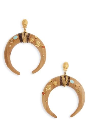 Women's Gas Bijoux Juan Crescent Drop Earrings