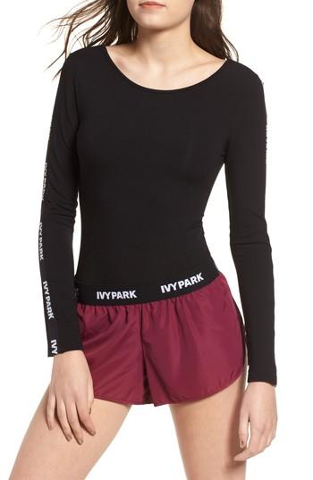 Women's Ivy Park Bodysuit, Size - Black