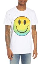 Men's The Rail Tie Dye Smiley Face T-shirt - White