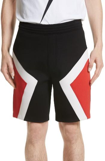 Men's Neil Barrett Modernist Neoprene Shorts