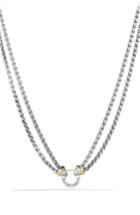 Women's David Yurman 'double Wheat' Chain Necklace With Gold