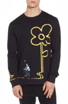 Men's Elevenparis Yellow Lines T-shirt - Black