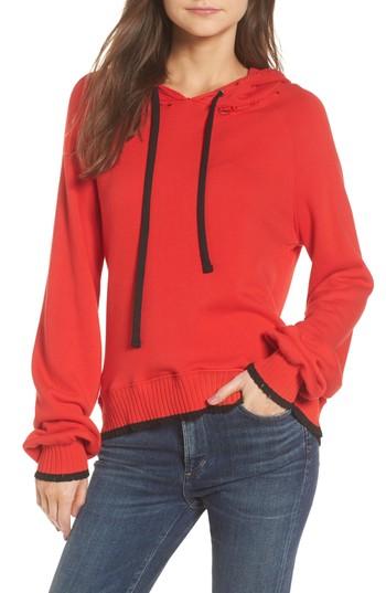 Women's Pam & Gela Hollywood Tipped Hoodie - Red