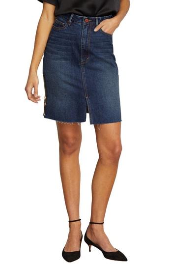 Women's Habitual Kiera High Rise Denim Skirt - Blue