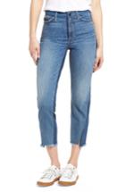 Women's Sam Edelman The Mary Jane Fringe Hem Contrast Jeans - Blue