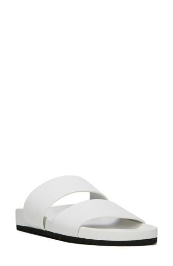 Women's Vince Georgie Slide Sandal .5 M - White