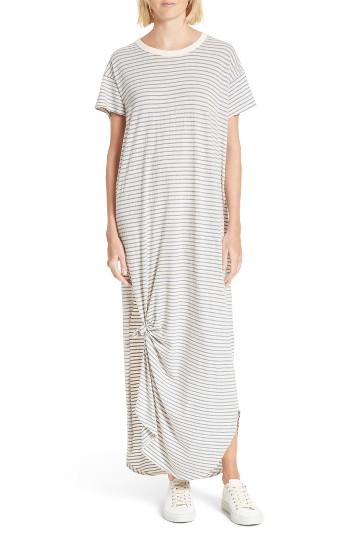 Women's The Great. The Knotted Tee Dress - Blue