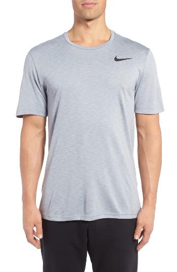 Men's Nike Hyper Dry Training Tee - Metallic