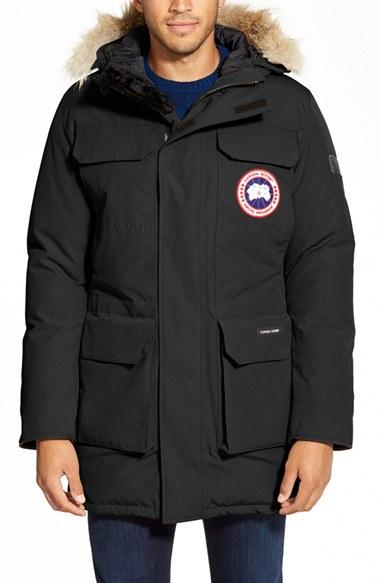 Men's Canada Goose 'citadel' Slim Fit Parka With Genuine Coyote Fur