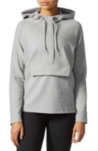 Women's Adidas Zip Fleece Hoodie - Grey