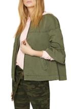 Women's Sanctuary Scout Ruffle Sleeve Jacket - Green