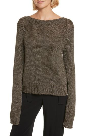 Women's A.l.c. Marjorie Lace-up Back Sweater - Black