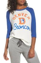 Women's Junk Food Nfl Denver Broncos Raglan Tee