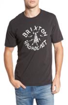 Men's Brixton Broadcast T-shirt, Size - Black