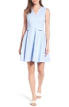 Women's Draper James Cotton Poplin Fit & Flare Dress