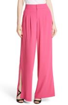 Women's Alice + Olivia Shavon High Waist Side Slit Flare Pants