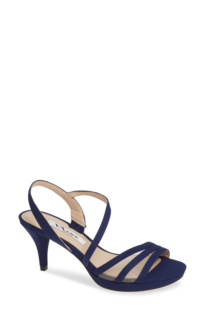 Women's Nina Nazima Mesh Sandal M - Blue