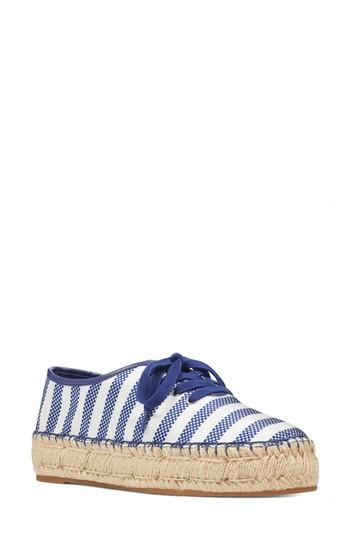 Women's Nine West Gingerbread Espadrille Sneaker M - Blue