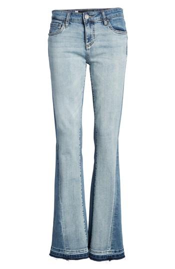Women's Kut From The Kloth Baby Bootcut Contrast Release Hem Jeans