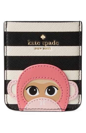 Kate Spade New York Monkey Stick-on Smartphone Case Pocket