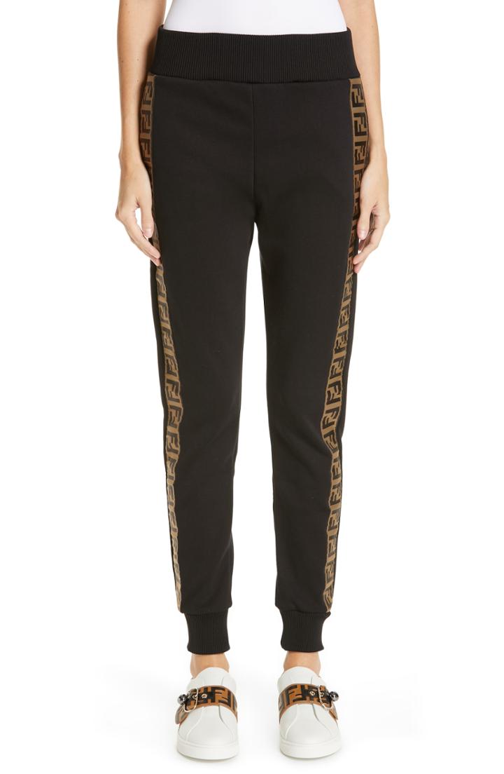Women's Fendi X Fila Mania Logo Jersey Track Pants