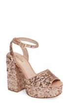 Women's Shellys London Dena Sequin Platform Sandal