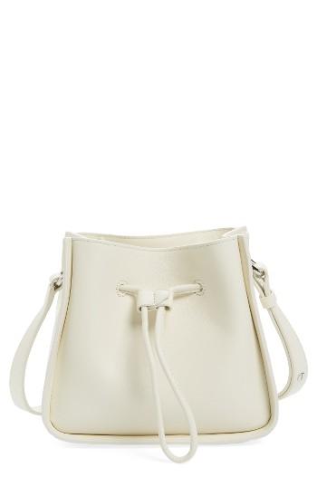 3.1 Phillip Lim Mini Soleil Leather Bucket Bag - White