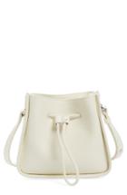3.1 Phillip Lim Mini Soleil Leather Bucket Bag - White